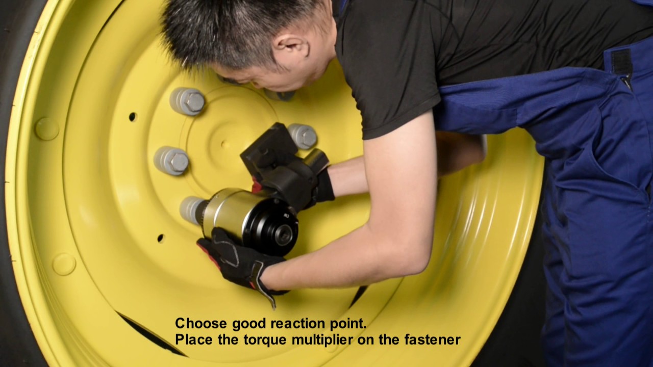 How to use a torque multiplier- 4500Nm
